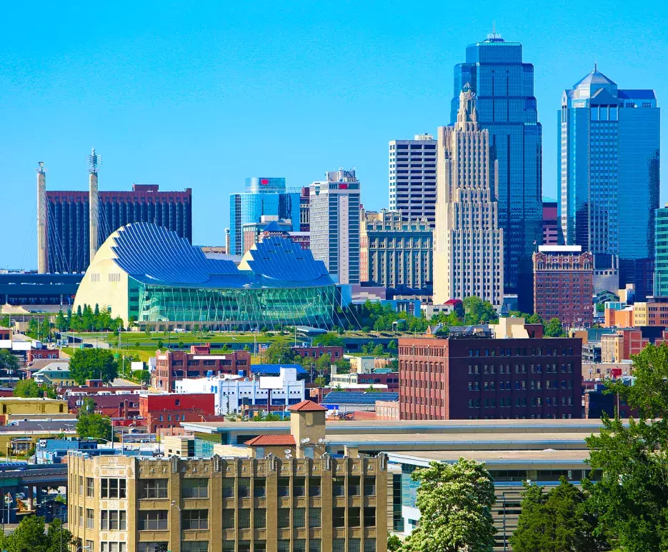 View of Kansas City Skyline