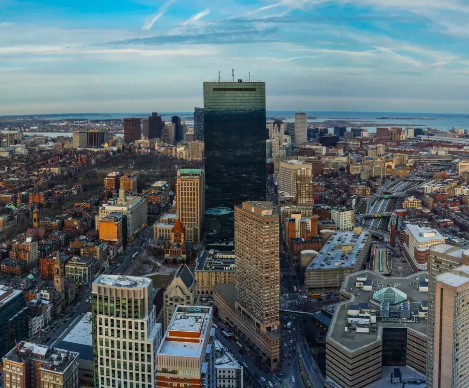 skyline of Boston, Massachusetts