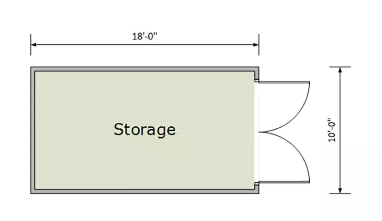 10 X 25 Container Floor plans